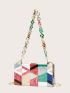 Mini Geometric Pattern Box Bag