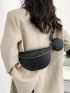 Minimalist Waist Bag With Purse