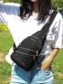 Mini Quilted Pattern Sling Bag