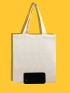 Bear & Japanese Letter Graphic Shopper Bag