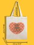 Cartoon Graphic Shopper Bag