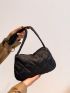 Quilted Design Hobo Bag