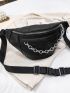 Minimalist Chain Decor Waist Bag