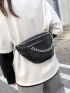 Minimalist Chain Decor Waist Bag