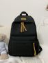 Letter Graphic Functional Backpack