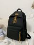 Letter Graphic Functional Backpack