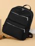 Multi-zipper Minimalist Functional Backpack