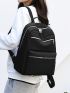 Multi-zipper Minimalist Functional Backpack