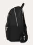 Multi-zipper Minimalist Functional Backpack