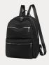 Multi-zipper Minimalist Functional Backpack