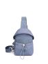 Mini Drawstring Design Sling Bag