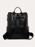 Studded Decor Functional Backpack