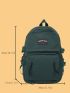 Letter Graphic Functional Backpack