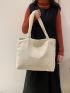 Minimalist Double Handle Shopper Bag