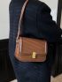 Twist Lock Flap Square Bag