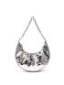 Metallic Chain Hobo Bag