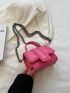 Mini Neon Pink Square Bag
