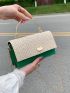 Mini Metal Decor Straw Bag