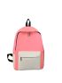 4Pcs Two Tone Pocket Front Backpack Set