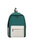 4Pcs Two Tone Pocket Front Backpack Set