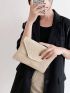 Minimalist Flap Straw Bag