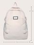 Letter Patch Functional Backpack