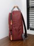 Patch Decor Classic Backpack