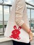 Cartoon Graphic Crochet Bag