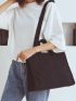 Minimalist Double Handle Shopper Bag