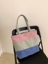 Colorblock Shopper Bag