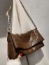 Minimalist Flap Hobo Bag