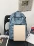 Men Tie Dye Pocket Front Backpack