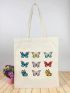 Butterfly Graphic Shopper Bag