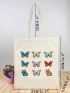 Butterfly Graphic Shopper Bag