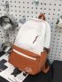 Men Two Tone Functional Backpack