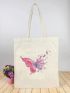 Butterfly Graphic Shopper Bag