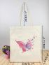 Butterfly Graphic Shopper Bag