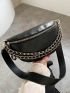 Minimalist Chain Decor Waist Bag