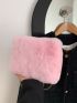 Minimalist Fluffy Square Bag