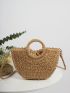 Minimalist Straw Bag