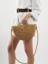 Minimalist Straw Bag