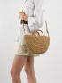 Minimalist Straw Bag