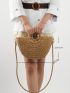 Minimalist Straw Bag