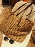 Minimalist Large Capacity Straw Bag