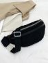 Minimalist Fluffy Waist Bag