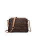 Letter Graphic Flap Square Bag