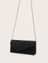 Mini Glitter Flap Chain Square Bag