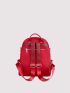 Minimalist Chain Decor Functional Backpack