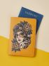 X Afdhal Studio Figure Print Passport Case