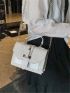 Mini Sequin Decor Flap Chain Square Bag